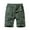 Army Green, variant on IROINNID Mens Casual Twill Cargo Shorts Cotton with Zipper Classic Cargo Stretch Short