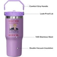 thumbnail image 3 of 30 oz Mom Tumbler with Handle and Flip Straw, New Mother Mama Gifts for Women from Daughter Son, Coffee Mug Water Bottle Stainless Steel Cup, Mothers Day Christmas Birthday Gift, 3 of 6