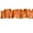 Orange, variant on Shiny Smooth Satin Solid Curtain Sleeve Topper Window Treatment More Colors