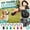 B001- Black, variant on Dog Training Tools, Dog Training Clicker, Clicker Dog Trainer, Puppy Clicker, Green 4.5 Inch Pet Reward Trainer with Anti-Lost Strap, Wrist Strap, Silent Click Design, Durable