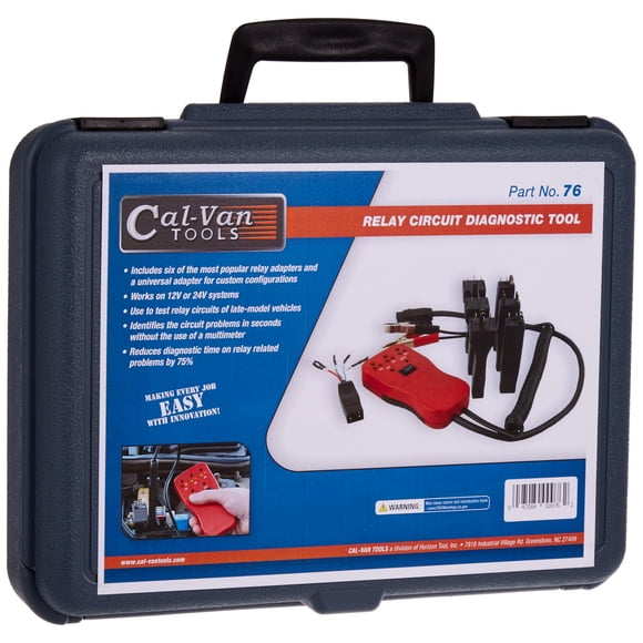 Herramienta de diagnóstico del circuito de relé de Cal-Van Tools 12-24
