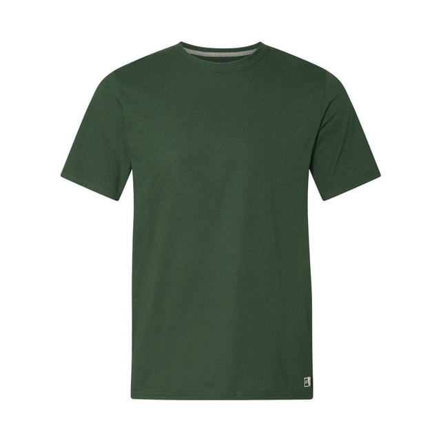 Russell Athletic T-Shirt de Performance Essentiel 60/40, 2TG, Vert Foncé