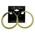thumbnail image 2 of Mi Amore Hoop-Earrings White/Silver-Tone, 2 of 2