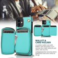 thumbnail image 5 of Funda tipo cartera para iPhone 12 con tarjetero y correa para el hombro para mujer, 5 of 5