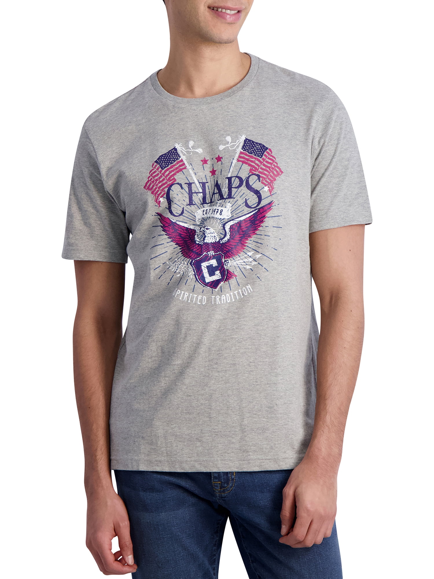 Short Sleeve Graphic Crew Neck T-Shirt 