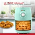 thumbnail image 4 of Holstein Housewares 2.1 Qt Electric Air Fryer, Mint Silver - Automatic Shut-Off, 4 of 9