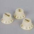 thumbnail image 2 of Set Of 3pcs Cream Knobs 1 Volume 2 For Electric Guitar Quality ABS Part, 2 of 7