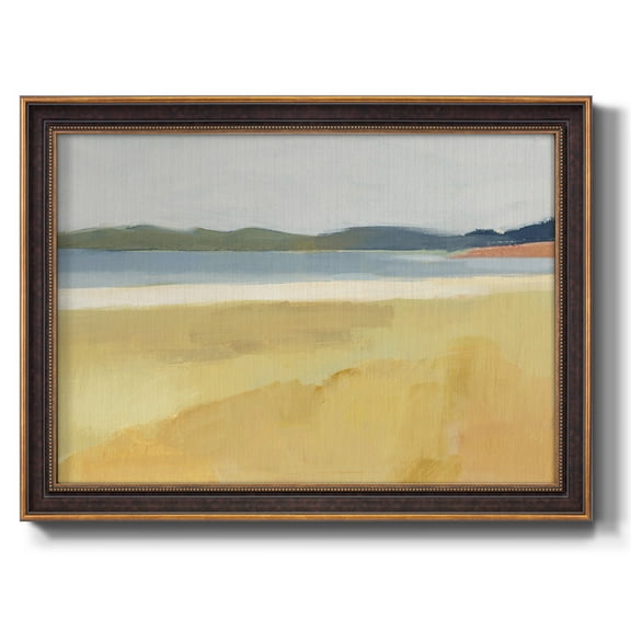 Ochre Seaside II Premium Framed Canvas- Ready to Hang