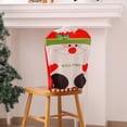 thumbnail image 4 of Funda decorativa para silla navideña de gamuza con imagen vívida, reutilizable para fiestas. Papá Noel, 4 of 9