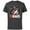 Charcoal, variant on Disney Goofy Rad Grad Class of 23 Graduation 2023 - Short Sleeve Cotton T-Shirt for Adults - Customized-Black