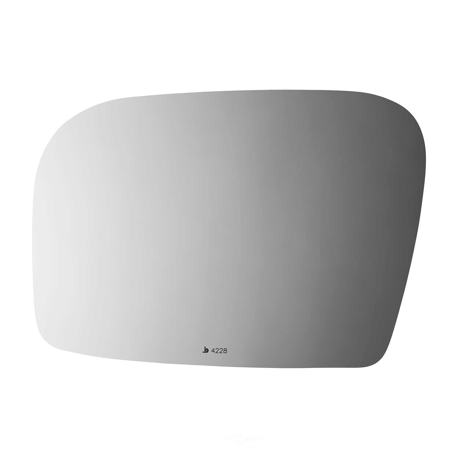 Burco Side View Mirror Replacement Glass - Clear Glass - 4228