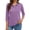 Light Purple -AB03, variant on Nestiefly Womens Polo Shirts 2026 Spring Summer 3/4 Sleeve Tops Collared Button Down Golf Tee Casual Work T Shirts Blouses Light Purple S