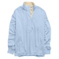 thumbnail image 3 of Wevis Women's Henley Pullover Sweatshirt Long Sleeve Casual Loose Fit Tops - LIGHTBLUE_L, 3 of 4
