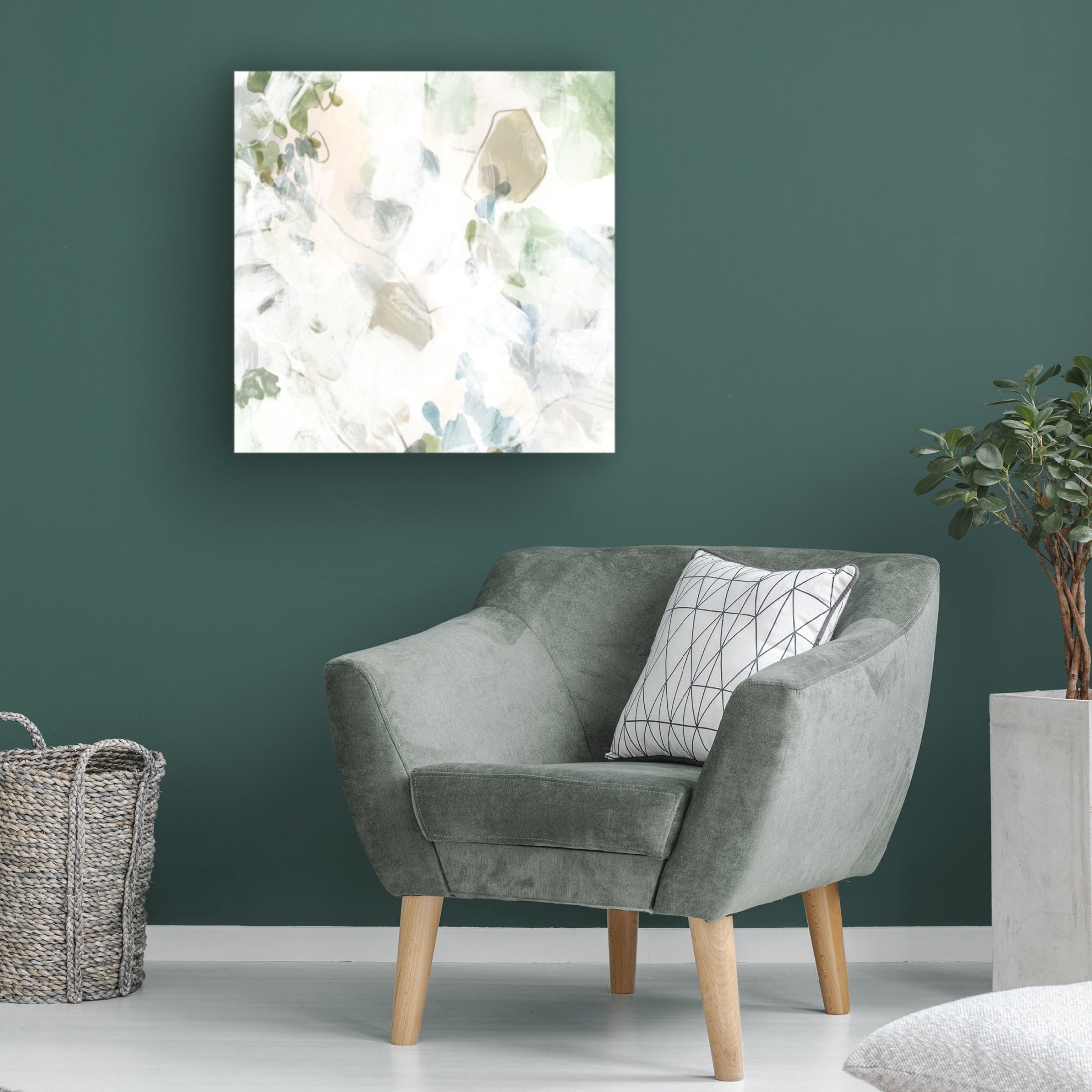 Trademark Fine Art June Erica Vess Green Granite II Canvas Wall Art