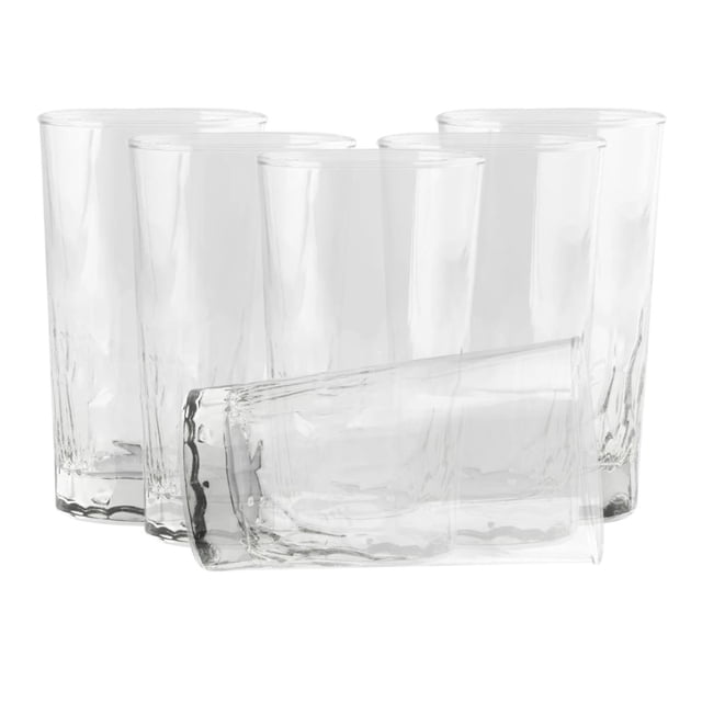 Vaso Tierra de Vidrio 450 ml 12 Piezas