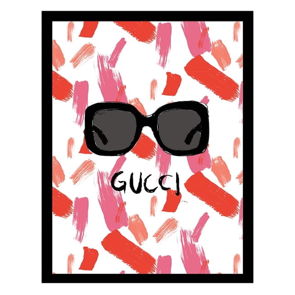 Fashion Glam Designer Sunglasses - Framed Print