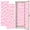 Color 1, variant on Pink 2 Pcs School Locker Magnetic Wallpaper for Girls 12" x 36" Cherry Blossom Red Cherry Pink Reusable Removable Locker Accessories Back to School Supplies