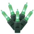 thumbnail image 1 of Vickerman X4G7104 Vickerman 100 Green Italian LED Light on Green Wire 34' Christmas Light Strand, 1 of 1