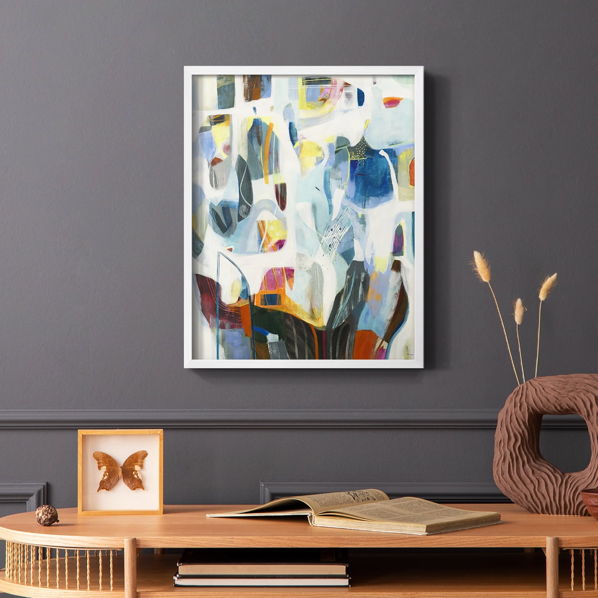 Open Verse in White Solid Wood 8 x 10 Framed Print