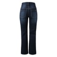thumbnail image 4 of Gibobby Jeans Pantalones de mujer Pantalones vaqueros sueltos con diseño de botón y pierna recta de cintura alta para mujer(Azul,XL), 4 of 5
