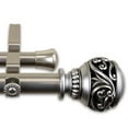 thumbnail image 2 of Claudia 1" Double Curtain Rod 28-48 inch - Satin Nickel, 2 of 3