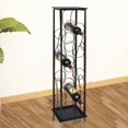 thumbnail image 1 of vidaXL Wine Rack for 8 Bottles Metal, 1 of 5