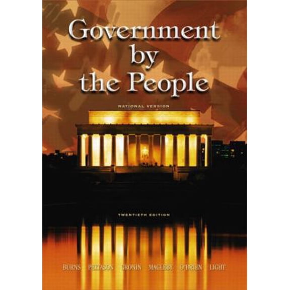 Pre-Owned Government by the People, National Version, 20th Edition (Hardcover) 0131101706 9780131101708