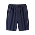 thumbnail image 2 of Thousandth Men's Quick Dry Athletic Shorts Plus Size Elastic Waist Lightweight Breathable Workout Shorts Casual Outdoor Sport Short Pants, 2 of 9