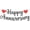 Black, variant on KatchOn, Happy Anniversary Banner Glitter Black - No DIY, 2 String, 10 Feet |Happy Anniversary Sign for Wedding Anniversary Decorations, Romantic Decorations