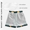 thumbnail image 5 of Cute Ice Cream Cones with Christmas Elements Boys' Swim Trunks Board Shorts Beach Pants Bathing Bottoms L, 5 of 8