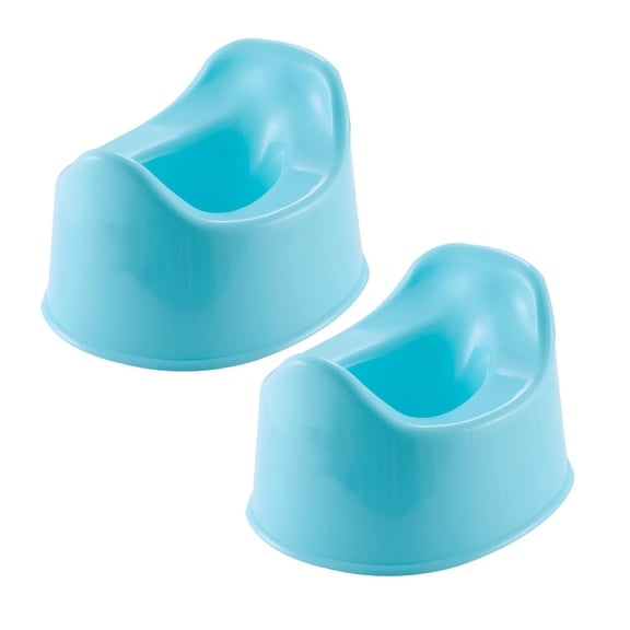 2Pcs Toddler Potty Toilet Portable Comfort Potty Seat Toilet Urinal Potty For Boys And Girls Blue Toilet Training Seat Toilet Mat Blue 11.4"X"9.1"