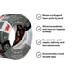 thumbnail image 2 of Cinta adhesiva 3M DT8 de resistencia industrial, 1,88 cm x 55 m, paquete de 3 unidades, negra, 2 of 5