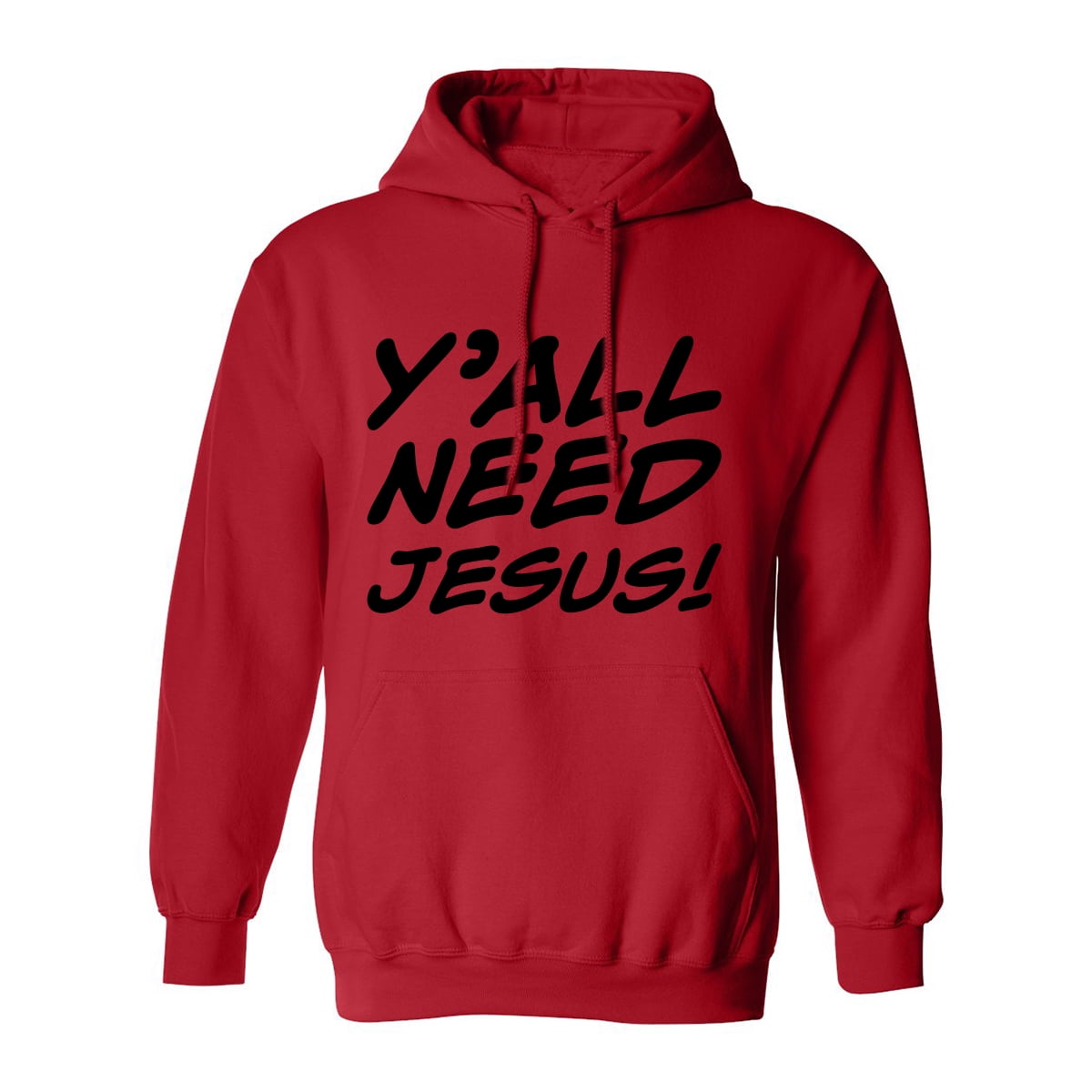 Adult Hooded Sweatshirt Yall Need Jesus 