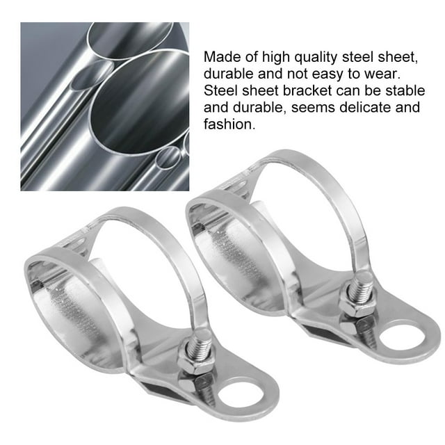 Soporte De Montaje De Luz De Giro, 2 Uds., Apto Para Motocicleta De 30-45mm