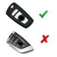 thumbnail image 2 of Chrome Finish Blue TPU Key Fob Protective Cover Case For BMW 1 2 3 4 5 6 7 Series X1 X3 X4 (Please Verify Your Actual Key Before Buying), 2 of 9