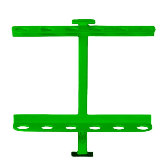Green Touch Industries Inc Large Hand Tool Rack for Open Trailers, Green