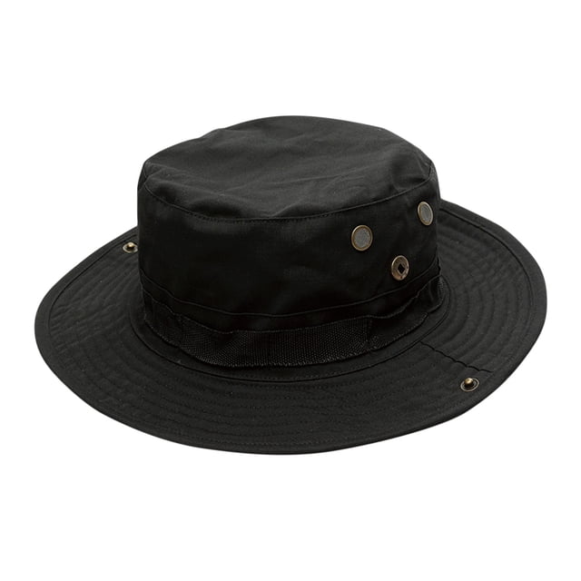 PMVFHDE Unisex Bucket Hat Summer Adjustable Rope Button Wide Brim Outdoor Sun Cap Fishing Hats For Men