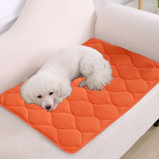 LSLJS Dog Bed Mats Winter Plush Pet Mat Cats Mat Dog Mat Kennel Mat Winter Warm Wear Counteractive Scratch Counteractive Biting Counteractive Washable Puffy Mat Pet Cushion