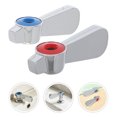 thumbnail image 1 of Raindrops 2Ud Manijas De Repuesto Para Lavabo En Metal Resistente Con Ergonómico Y Colores Variados, 1 of 7