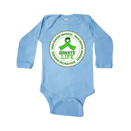 

Inktastic Donate Life-Organ Donation Awareness Gift Baby Boy or Baby Girl Long Sleeve Bodysuit