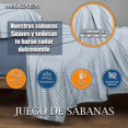 thumbnail image 4 of Juego De Sábana Hotelera Matrimonial MELOCOTTON HOGAR Microfibra Premium incluye 4 Fundas De almohada Mod-D4, 4 of 5
