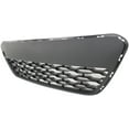 thumbnail image 2 of Bumper Grille Compatible With 2012-2015 Kia Rio Front, Center, Lower Textured Gray, 2 of 3