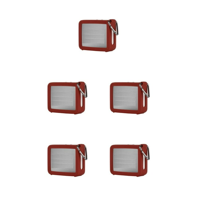 jesticaly 1PCS Pochette Résistante aux Éclats Durable Poids Fort pour Haut-Parleur Audio GO 2 GO2 Haut-Parleurs Bluetooth Nouveau Portable Rouge 5Ensemble