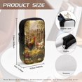 thumbnail image 6 of SEANATIVE Double Compartment Eyeglasses Case Shockproof Glasses Case Anti-Scratch Lightweight Sunglasses Pouch Portable Eyewear Storage Pouch with Zipper, Rooster Chicken Daisy Pattern, 6 of 7