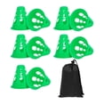 thumbnail image 1 of Conos de marcador de patinador de 10 piezas conos de entrenamiento de patinaje de patinaje multipropósito versátil con Verde, 1 of 8