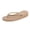 Khaki, variant on Jamicy Women's Flip Flops Fashion Summer Beach Travel Solid Color Walking Thong Sandles Slip On Indoor Outdoor Shoes
