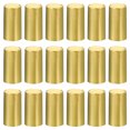 thumbnail image 1 of Unique Bargains Bouchon Rétractable en PVC avec Languette pour Bouteille de Vin, 60 Pcs 30x60mm Couverture Rétractable Ton Or, 1 of 5