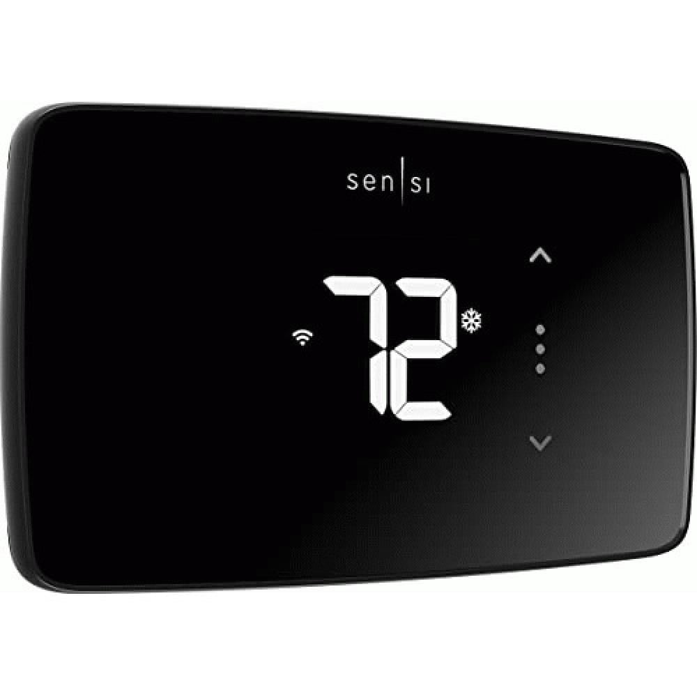 Open Box Emerson Sensi Lite Smart Thermostat, Programmable Wi-Fi, Energy Star Certified, Black, ST25WMT