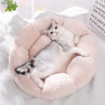 thumbnail image 4 of Apmemiss Cat Bed Clearance Soft Plush Round Pet Bed for Cats or Small Dogs, Mini Medium Sized Dog Cat Bed Self Warming Autumn Winter Indoor Snooze Sleeping Cozy Kitty Teddy Kennel, 4 of 8