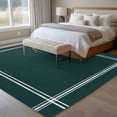 thumbnail image 4 of Pure Dark Green Area Rug 5x8 FT, Non Slip Bedroom Throw Carpet, Simple Solid Color Washable Soft Floor Carpet Non-Shedding Rug for Living Room Nursery Dorm Office, 4 of 9